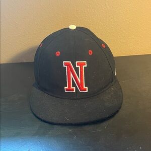 Black Adidas Nebraska Hat